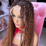 Goddess frontal braids