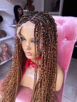 Goddess frontal braids